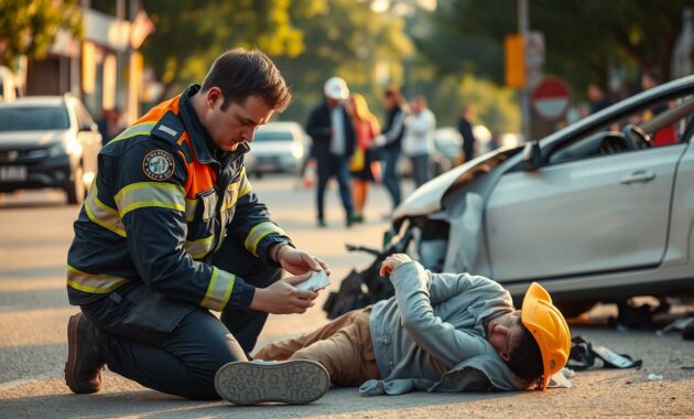 menangani korban kecelakaan ringan