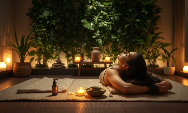 pijat dan latihan pernapasan