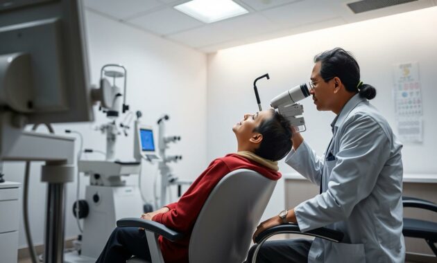 proses pemeriksaan mata