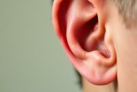 telinga berdenging sebelah kanan