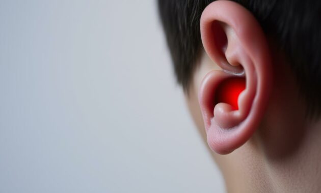 telinga kiri berdenging