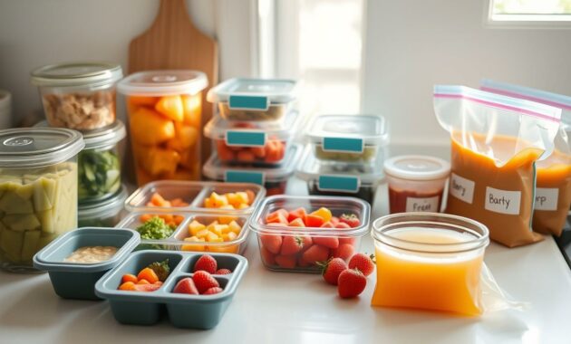 menyimpan makanan bayi